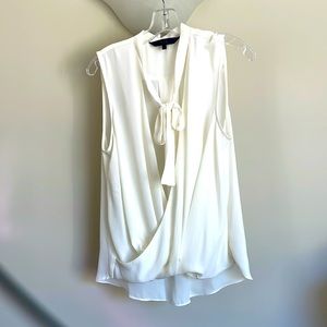 Rachel Ray Silky Wrap Top with Bow